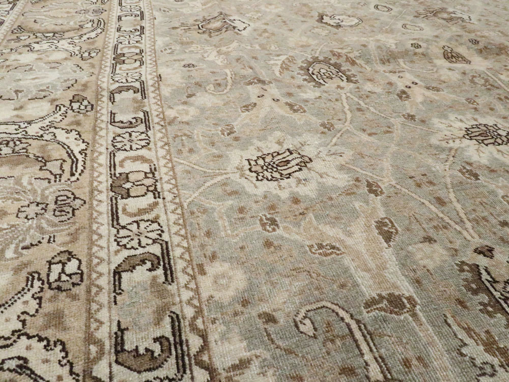 Antique Persian Tabriz Carpet, No.21386 - Staging