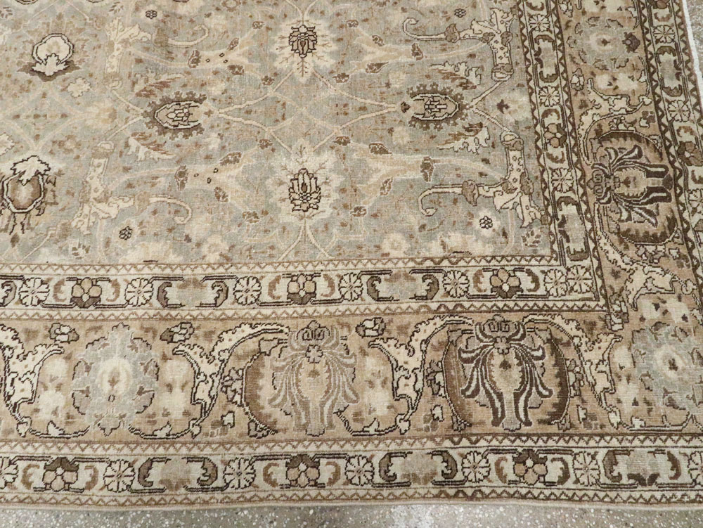 Antique Persian Tabriz Carpet, No.21386 - Staging