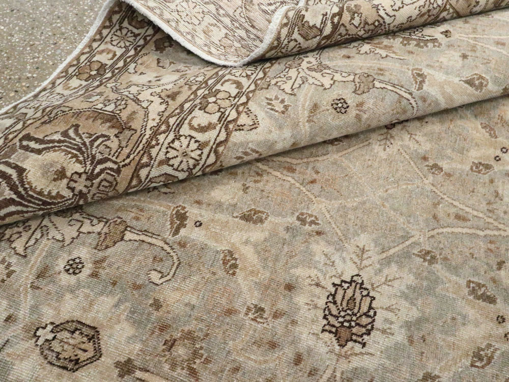 Antique Persian Tabriz Carpet, No.21386 - Staging