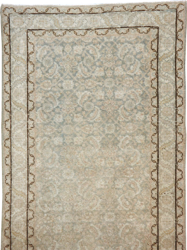 Vintage Persian Tabriz Runner, No.21389 - Staging