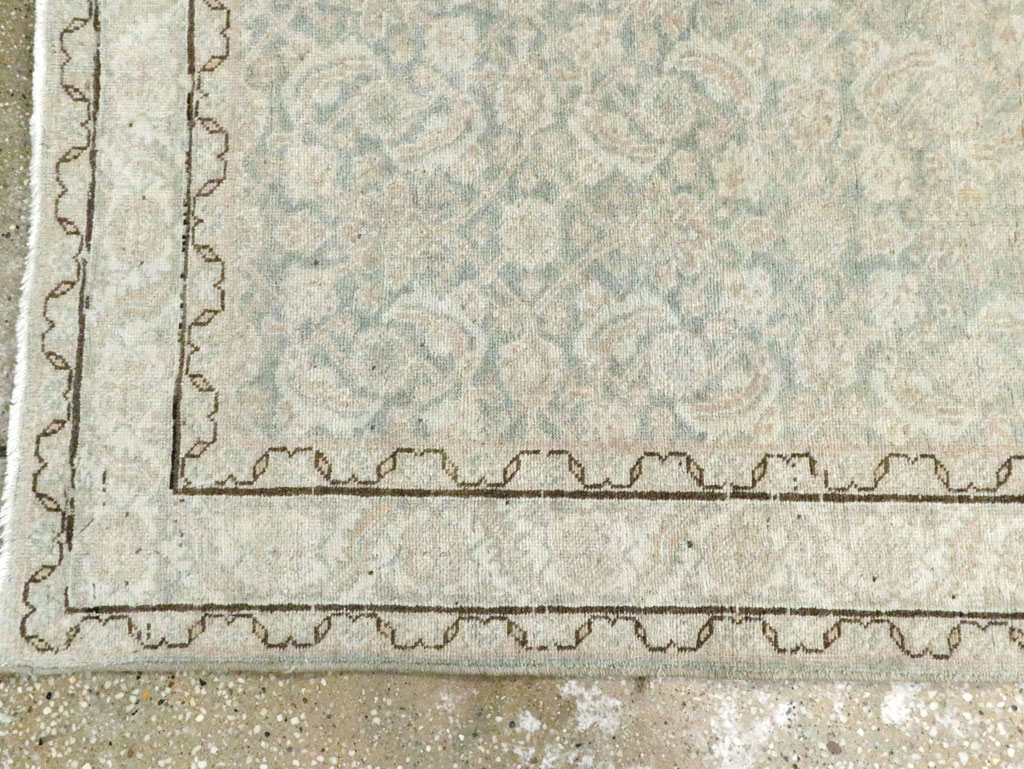 Vintage Persian Tabriz Runner, No.21389 - Staging
