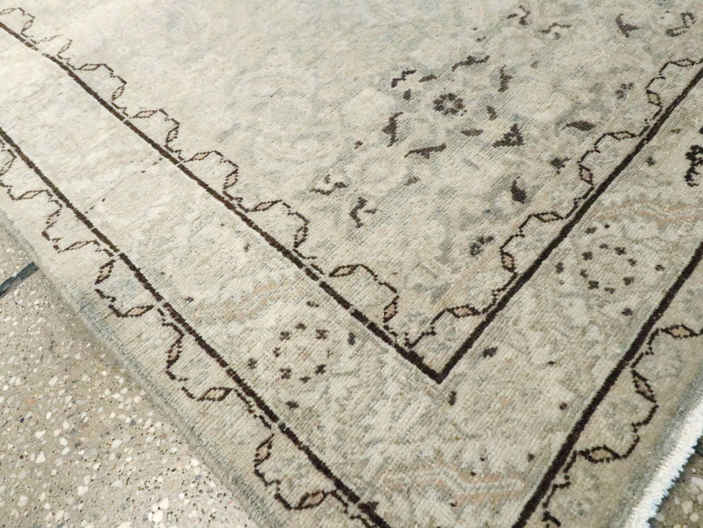 Vintage Persian Tabriz Runner, No.21389 - Staging