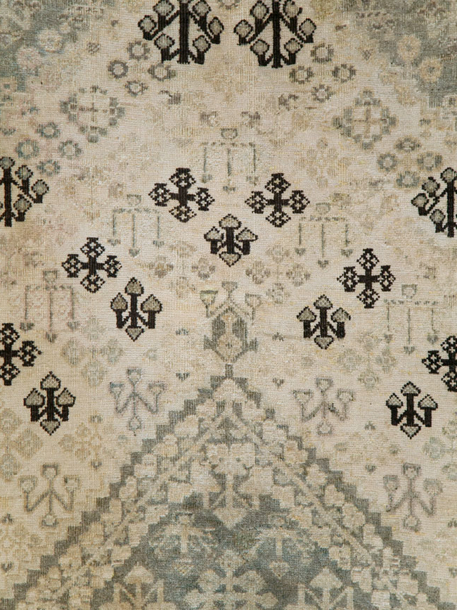 Vintage Persian Joshegan Carpet, No.21392 - Staging