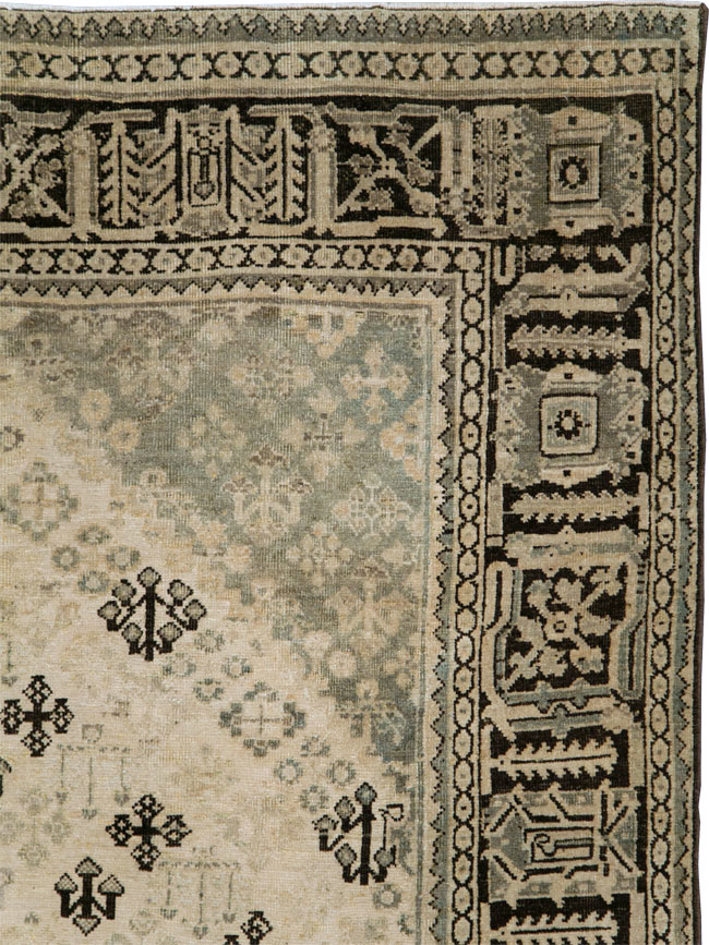 Vintage Persian Joshegan Carpet, No.21392 - Staging