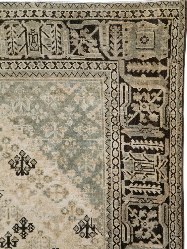 Vintage Persian Joshegan Carpet, No.21392 - Staging