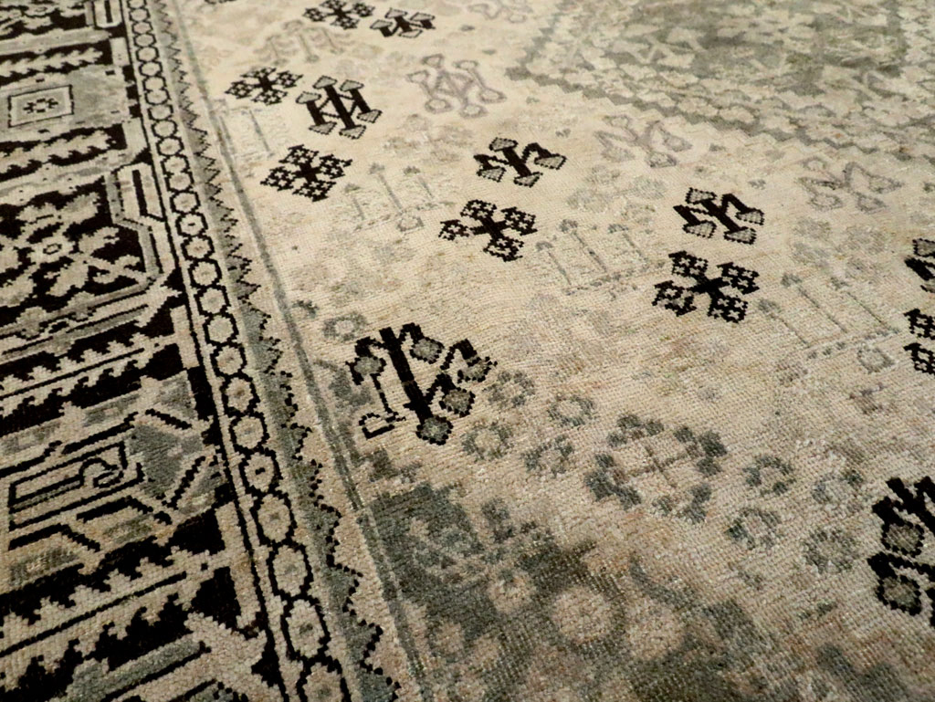 Vintage Persian Joshegan Carpet, No.21392 - Staging