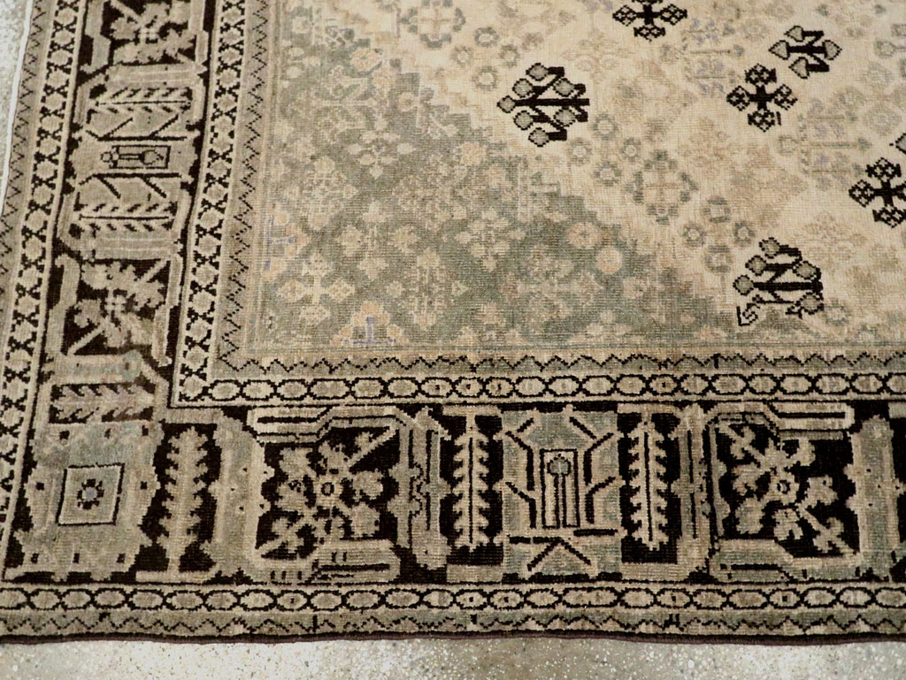 Vintage Persian Joshegan Carpet, No.21392 - Staging