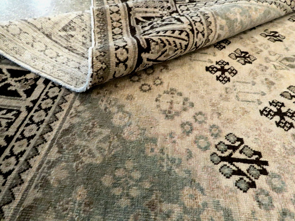 Vintage Persian Joshegan Carpet, No.21392 - Staging