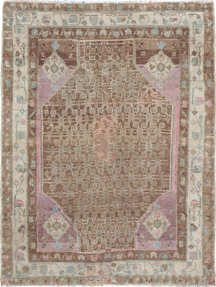 Vintage Persian Malayer Rug, No.21396 - Staging