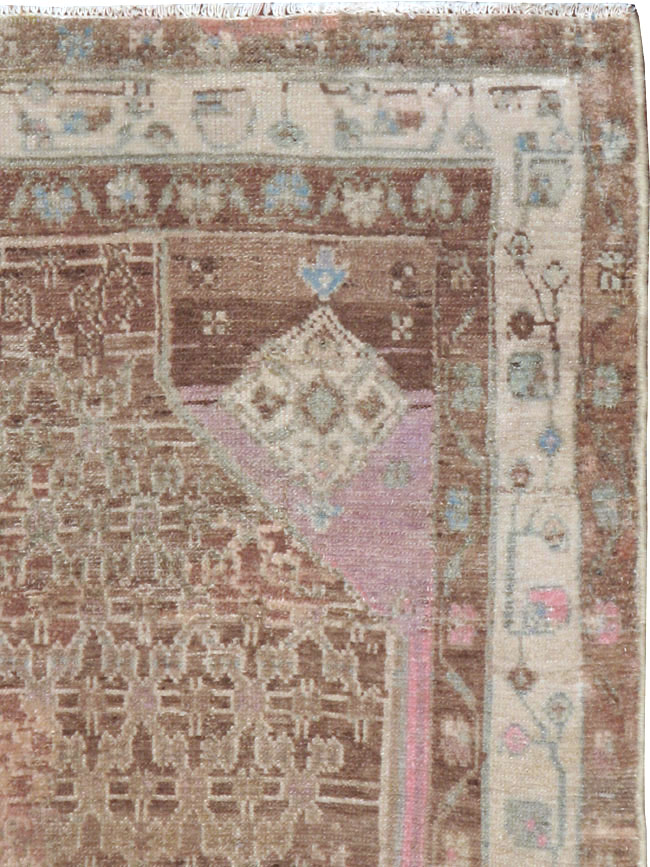 Vintage Persian Malayer Rug, No.21396 - Staging