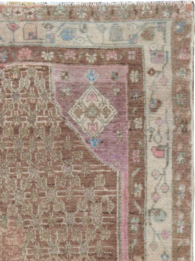 Vintage Persian Malayer Rug, No.21396 - Staging