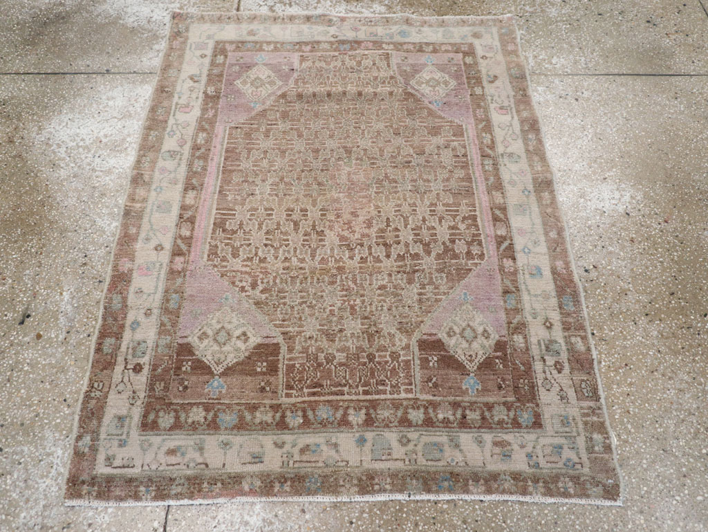 Vintage Persian Malayer Rug, No.21396 - Staging