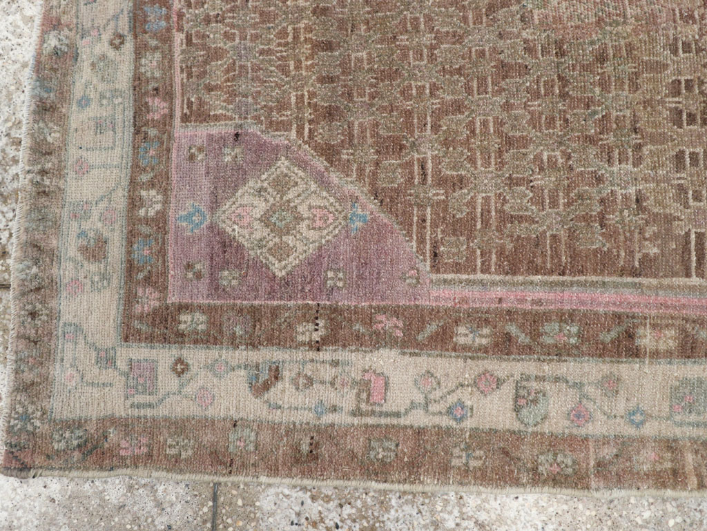 Vintage Persian Malayer Rug, No.21396 - Staging