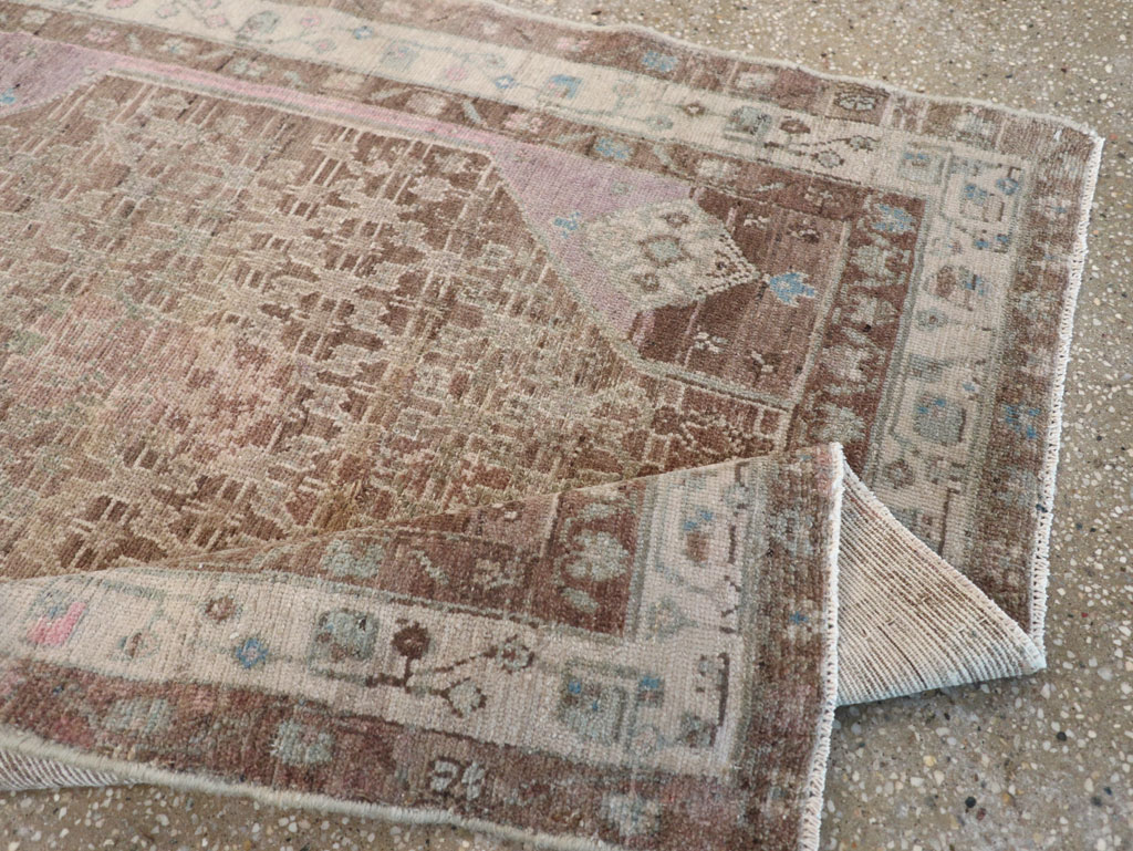 Vintage Persian Malayer Rug, No.21396 - Staging