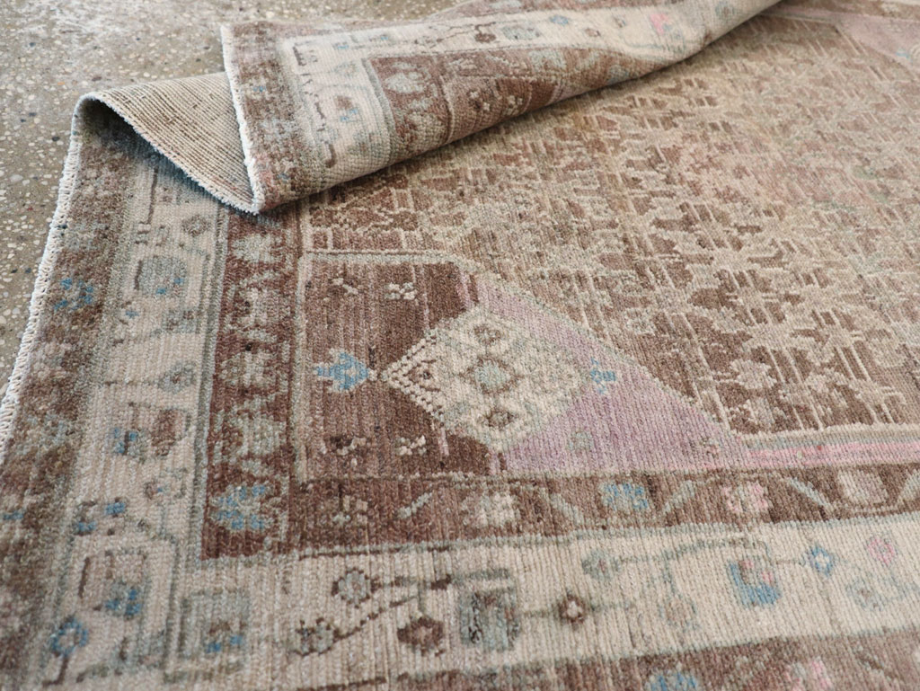 Vintage Persian Malayer Rug, No.21396 - Staging