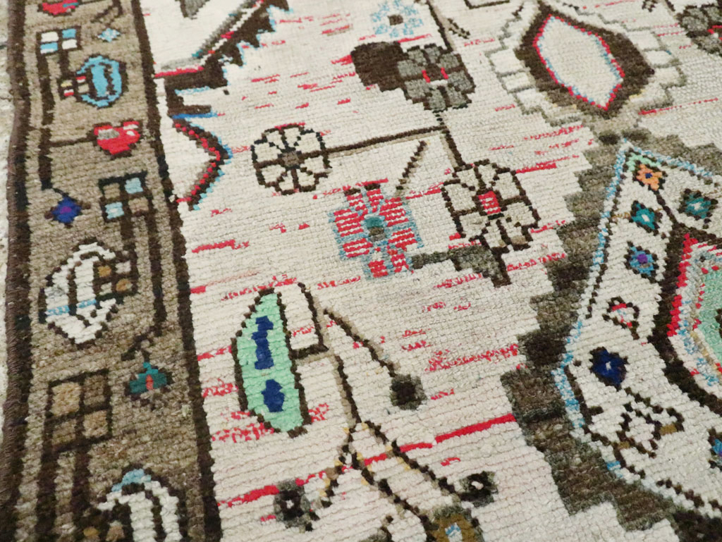 Vintage Persian Malayer Rug, No.21397 - Staging