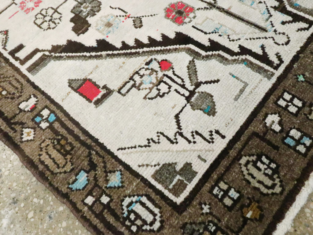 Vintage Persian Malayer Rug, No.21397 - Staging