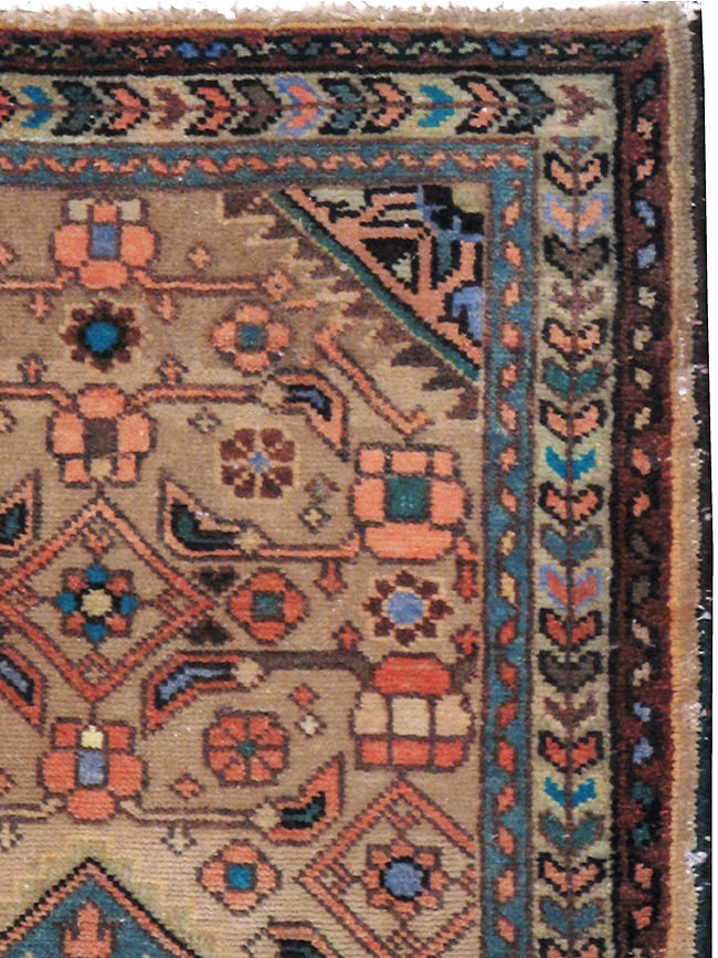 Vintage Persian Malayer Rug, No.21403 - Staging