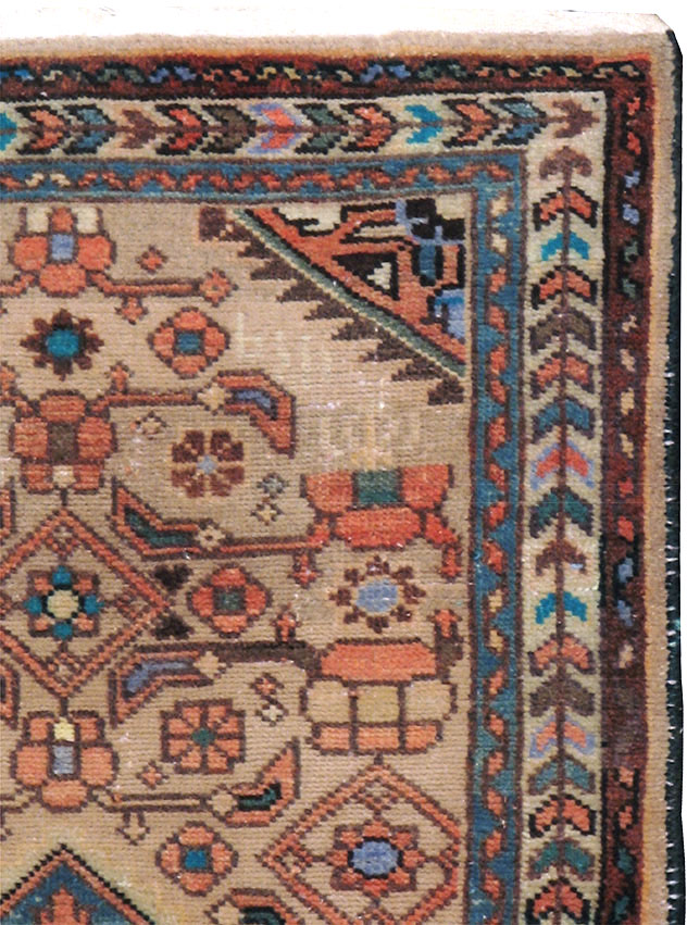 Vintage Persian Malayer Rug, No.21403 - Staging