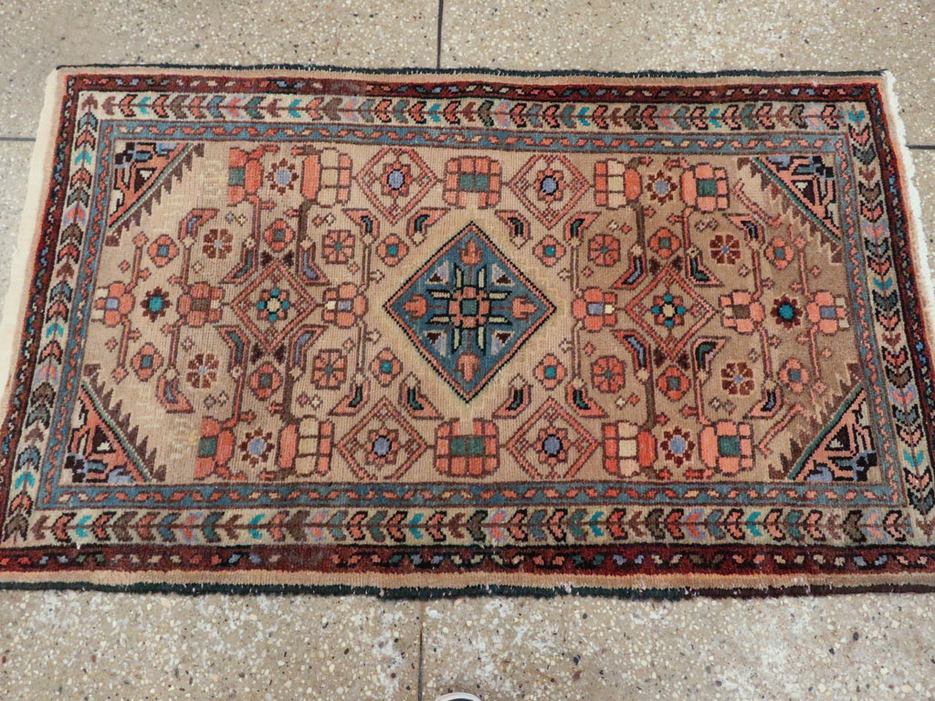 Vintage Persian Malayer Rug, No.21403 - Staging