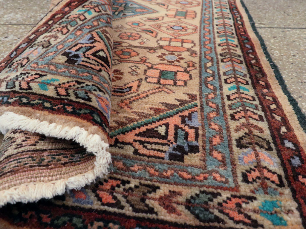 Vintage Persian Malayer Rug, No.21403 - Staging