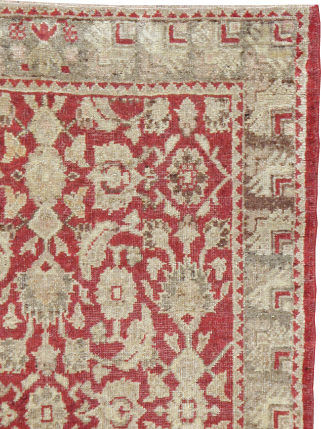Antique Turkish Ghiordes Rug, No.21409 - Staging