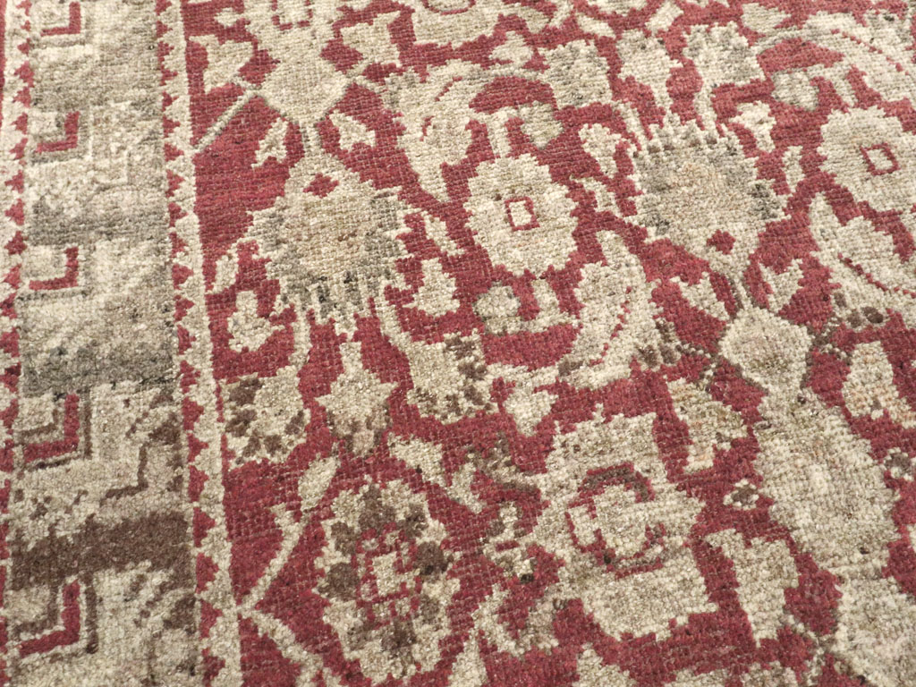 Antique Turkish Ghiordes Rug, No.21409 - Staging