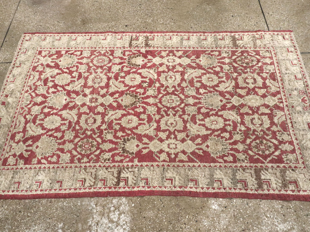 Antique Turkish Ghiordes Rug, No.21409 - Staging