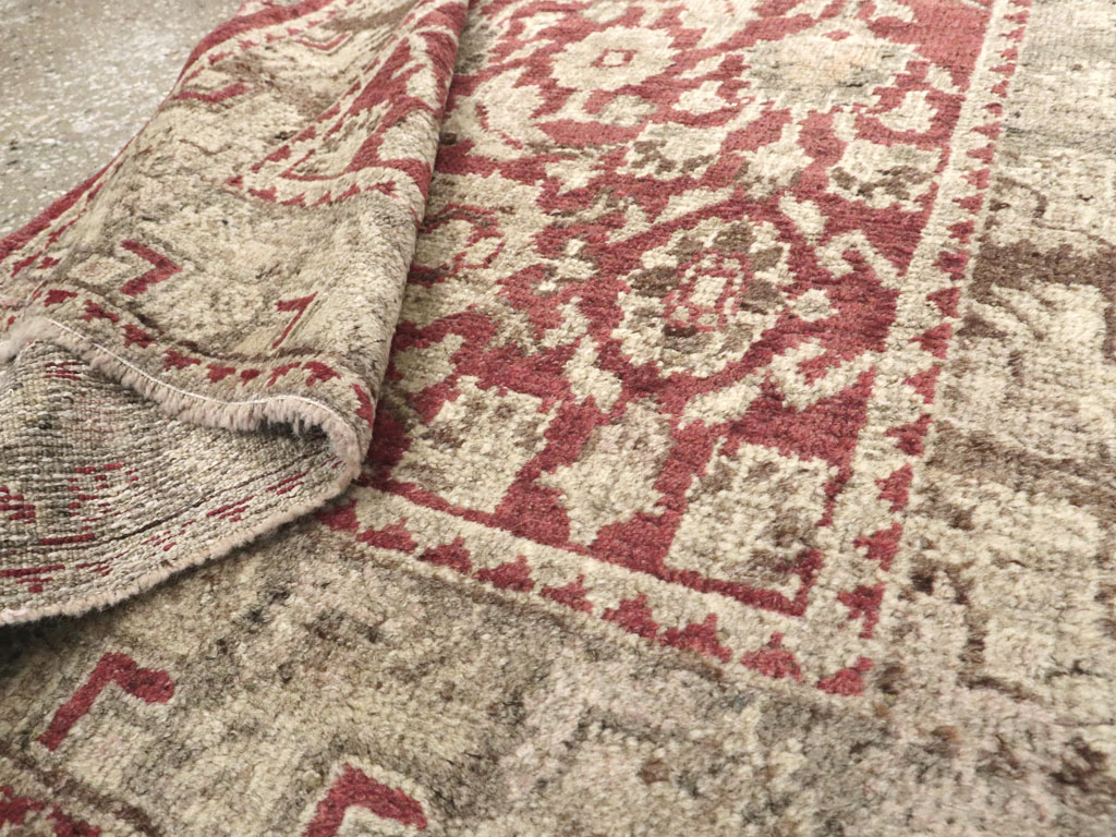 Antique Turkish Ghiordes Rug, No.21409 - Staging