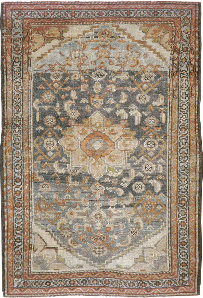 Vintage Persian Malayer Rug, No.21418 - Staging