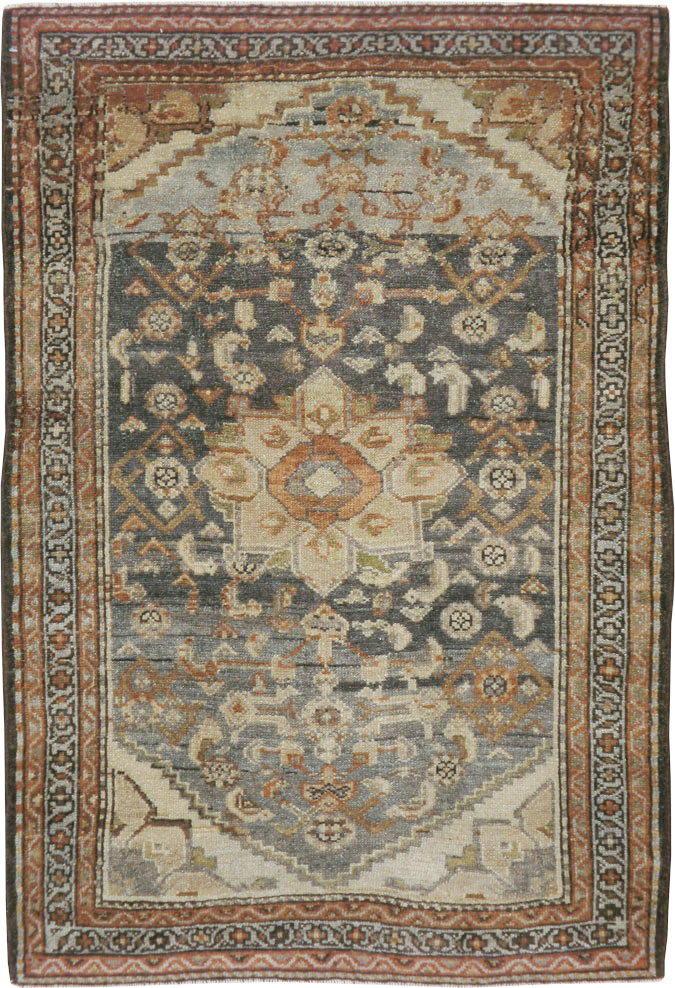 Vintage Persian Malayer Rug, No.21418 - Staging