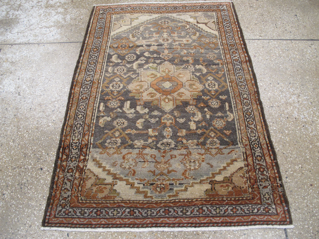 Vintage Persian Malayer Rug, No.21418 - Staging
