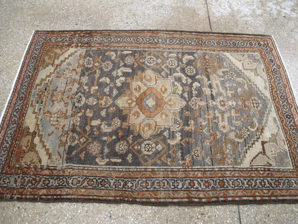Vintage Persian Malayer Rug, No.21418 - Staging