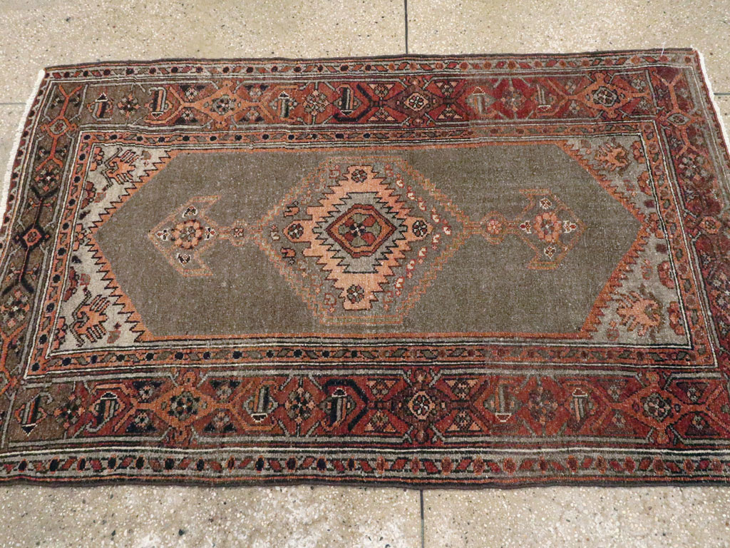 Antique Persian Kurdish Rug, No.21419 - Staging