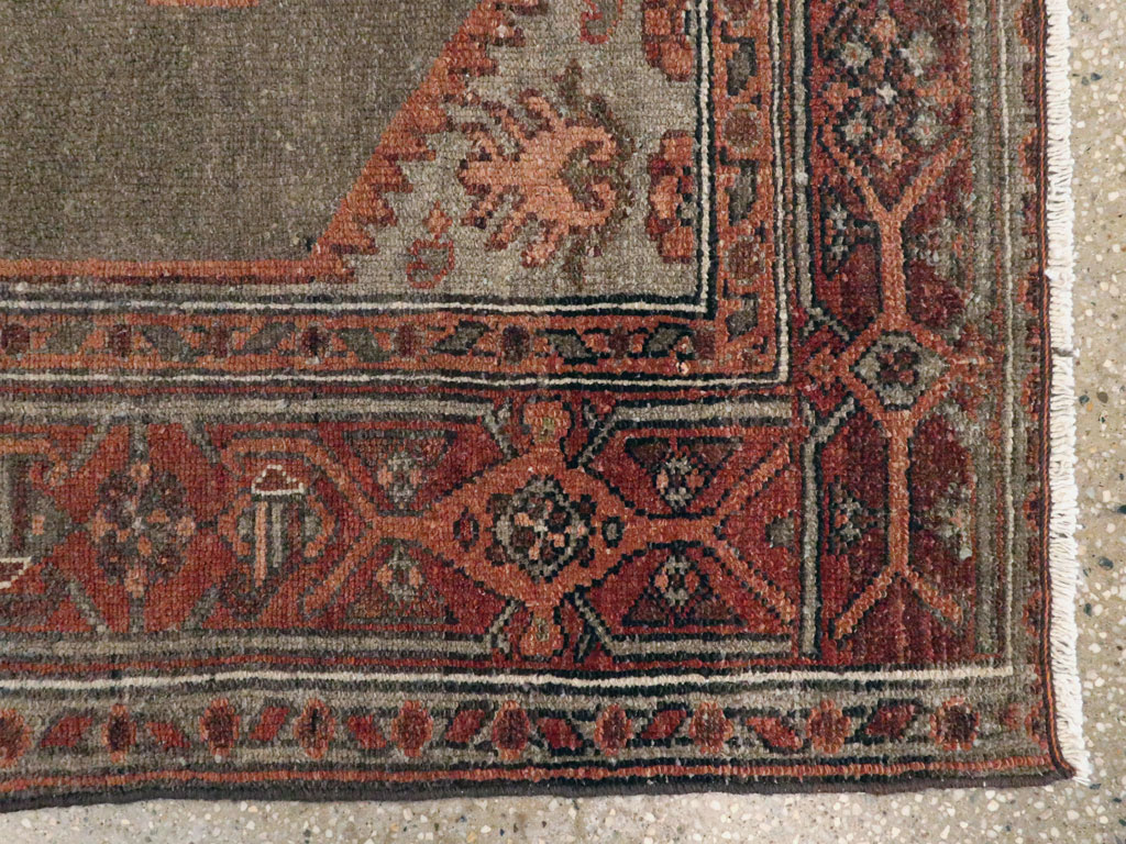 Antique Persian Kurdish Rug, No.21419 - Staging