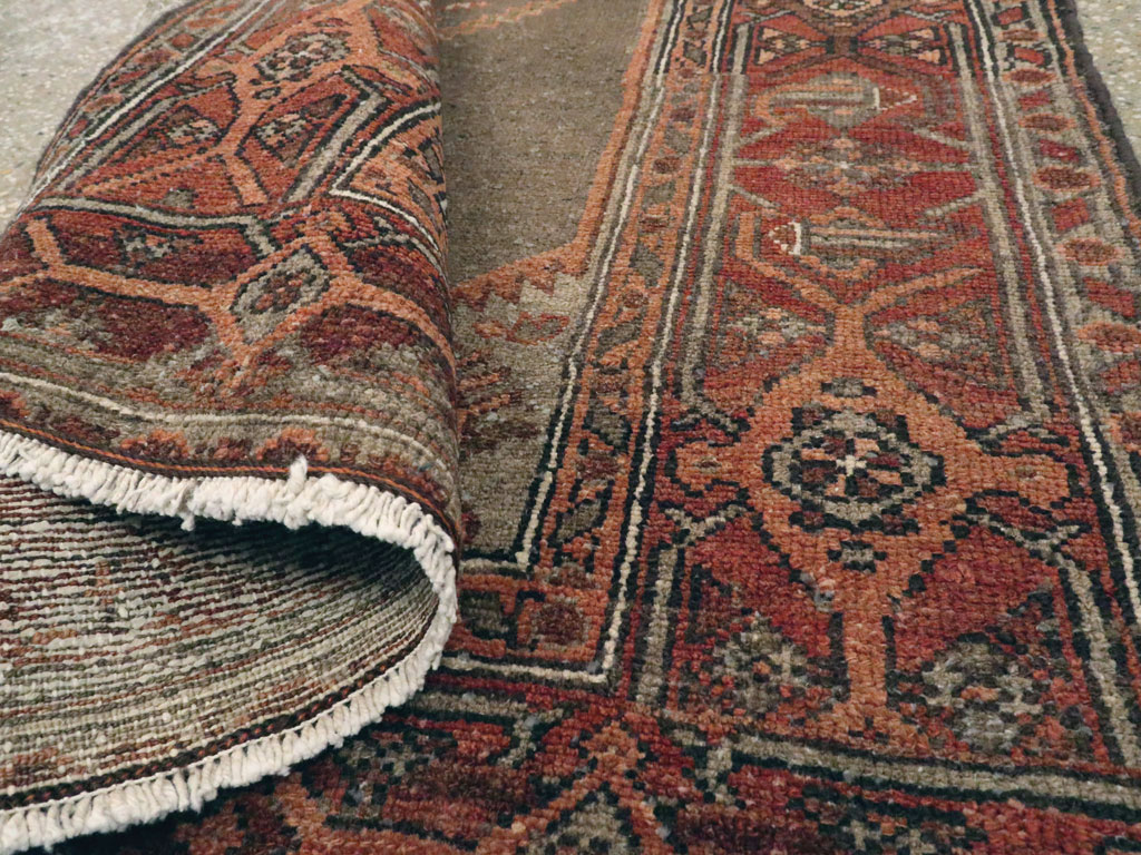 Antique Persian Kurdish Rug, No.21419 - Staging