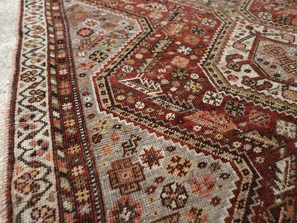 Antique Afshar Rug, No.21420 - Staging