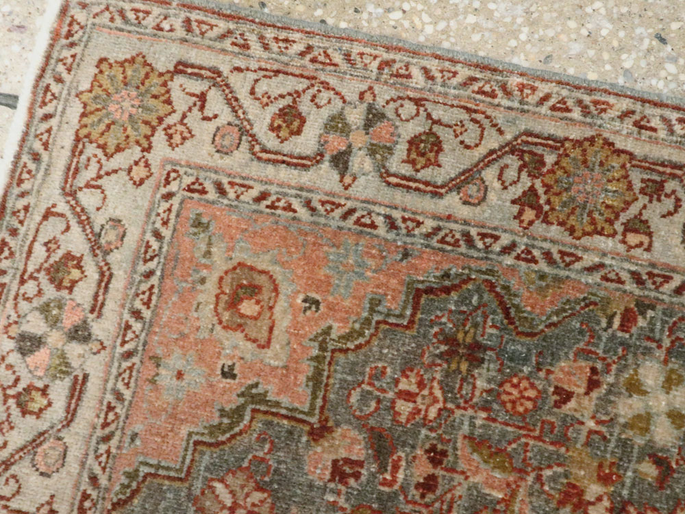 Vintage Persian Sarouk Rug, No.21428 - Staging