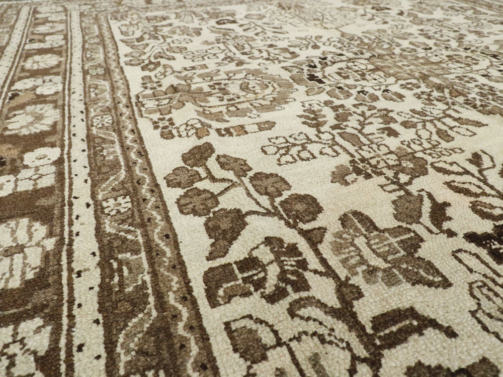 Vintage Persian Hamadan Square Rug, No.21432 - Staging