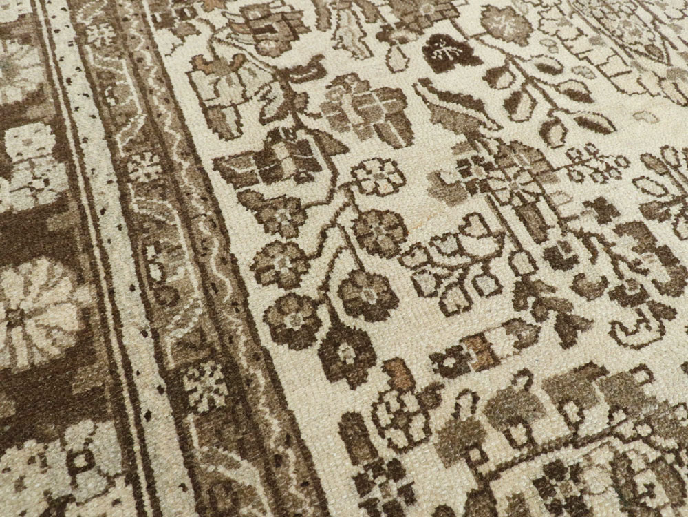 Vintage Persian Hamadan Square Rug, No.21432 - Staging