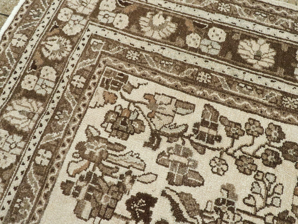 Vintage Persian Hamadan Square Rug, No.21432 - Staging