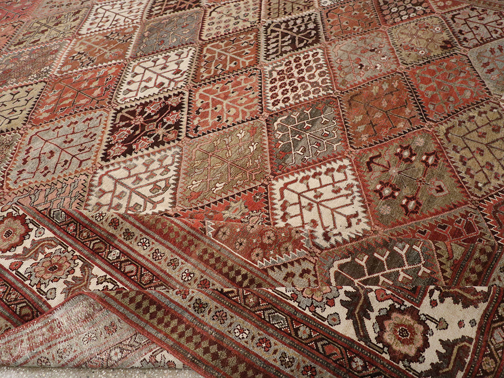 Antique Persian Malayer Carpet, No.21433 - Staging