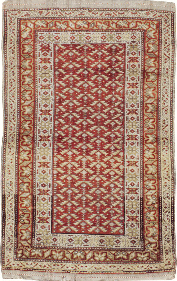 Antique Kurdish Rug, No.21434 - Staging