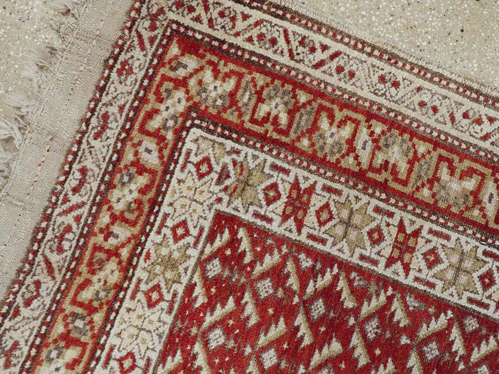 Antique Kurdish Rug, No.21434 - Staging