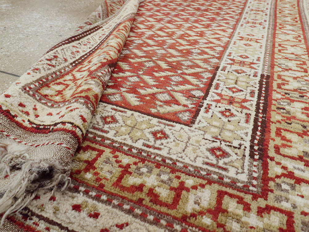 Antique Kurdish Rug, No.21434 - Staging