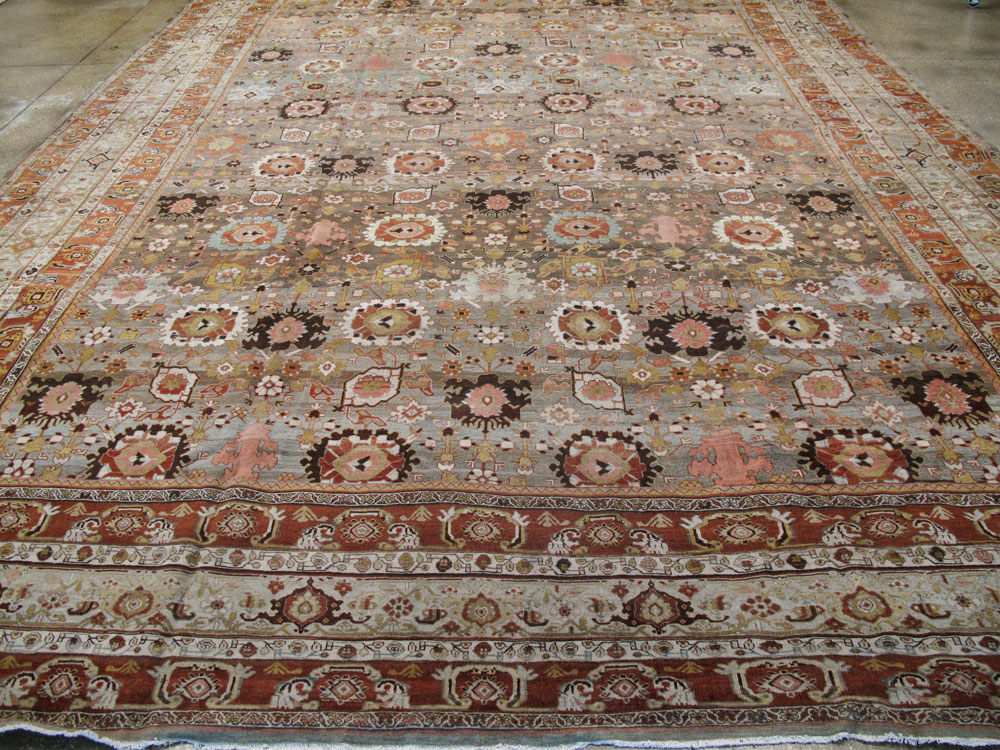 Antique Persian Bidjar Carpet, No.21437 - Staging