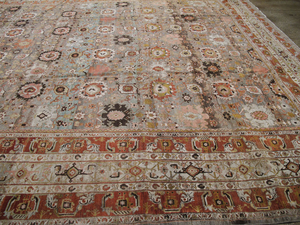 Antique Persian Bidjar Carpet, No.21437 - Staging