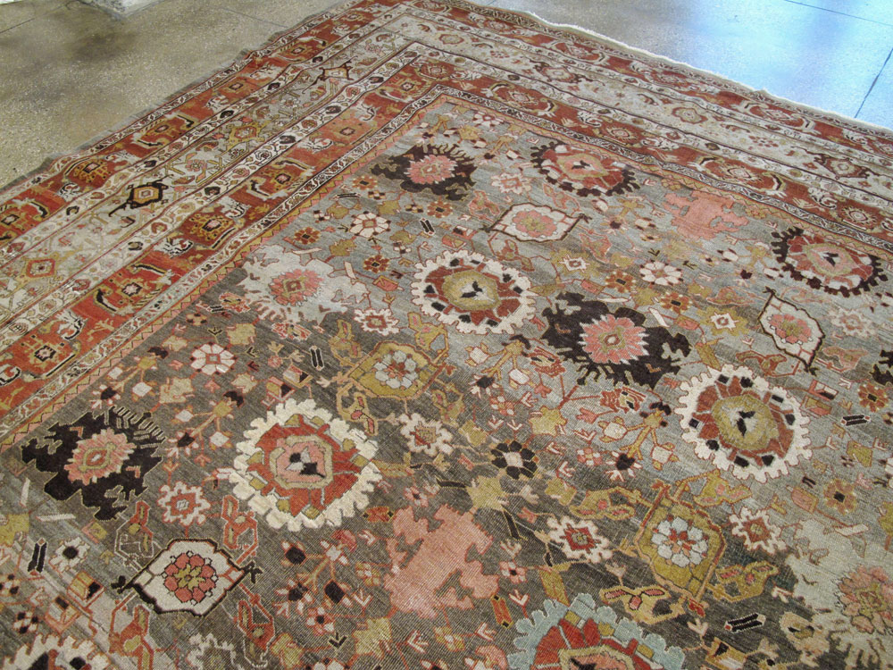 Antique Persian Bidjar Carpet, No.21437 - Staging
