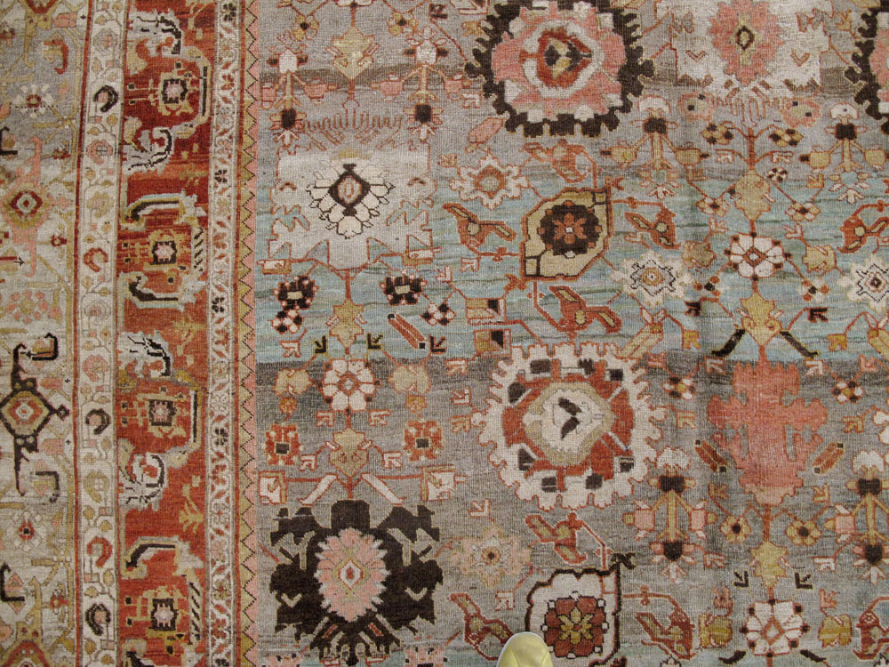 Antique Persian Bidjar Carpet, No.21437 - Staging