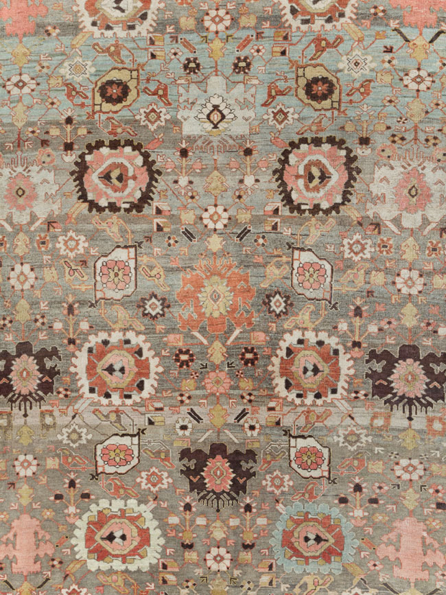 Antique Persian Bidjar Carpet, No.21437 - Staging